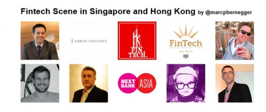 Who to follow in Fintech: Singapore, HK, France, NY, Holland. And Italy!