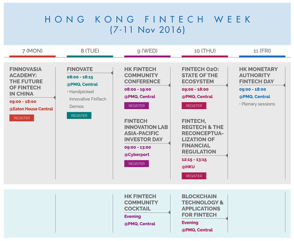 Schedule for Hong Kong