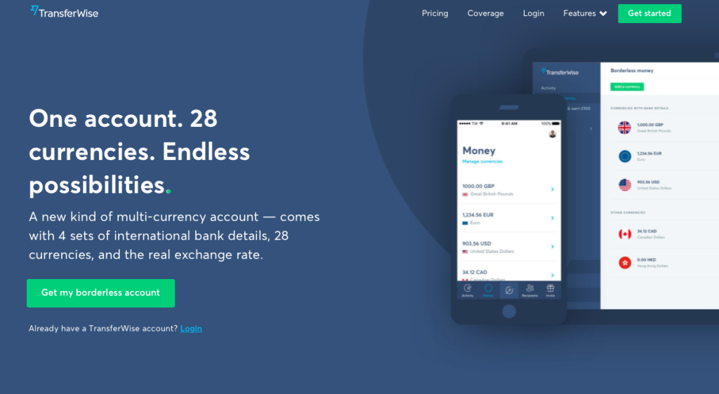 Transferwise Borderless